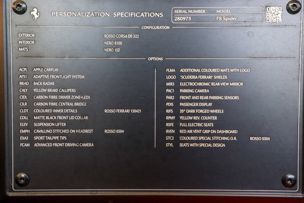 Certified 2022 Ferrari F8 Tributo RWD image 8