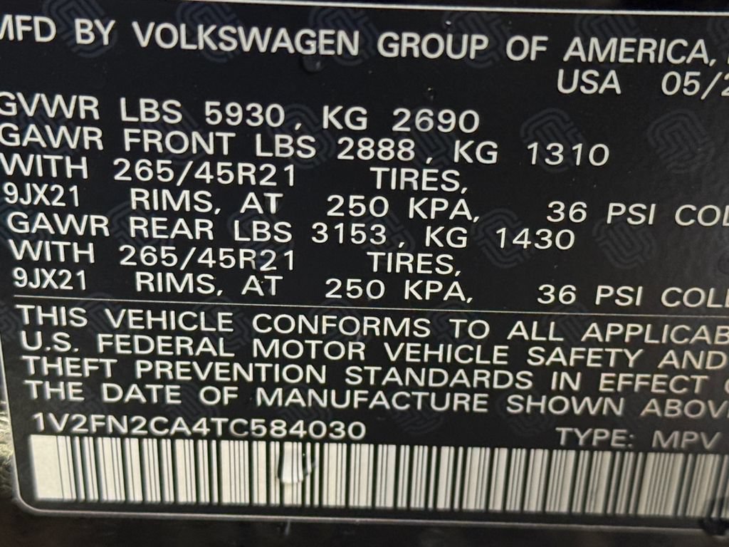 New 2026 Volkswagen Atlas SEL Premium R-Line AWD/4WD image 32