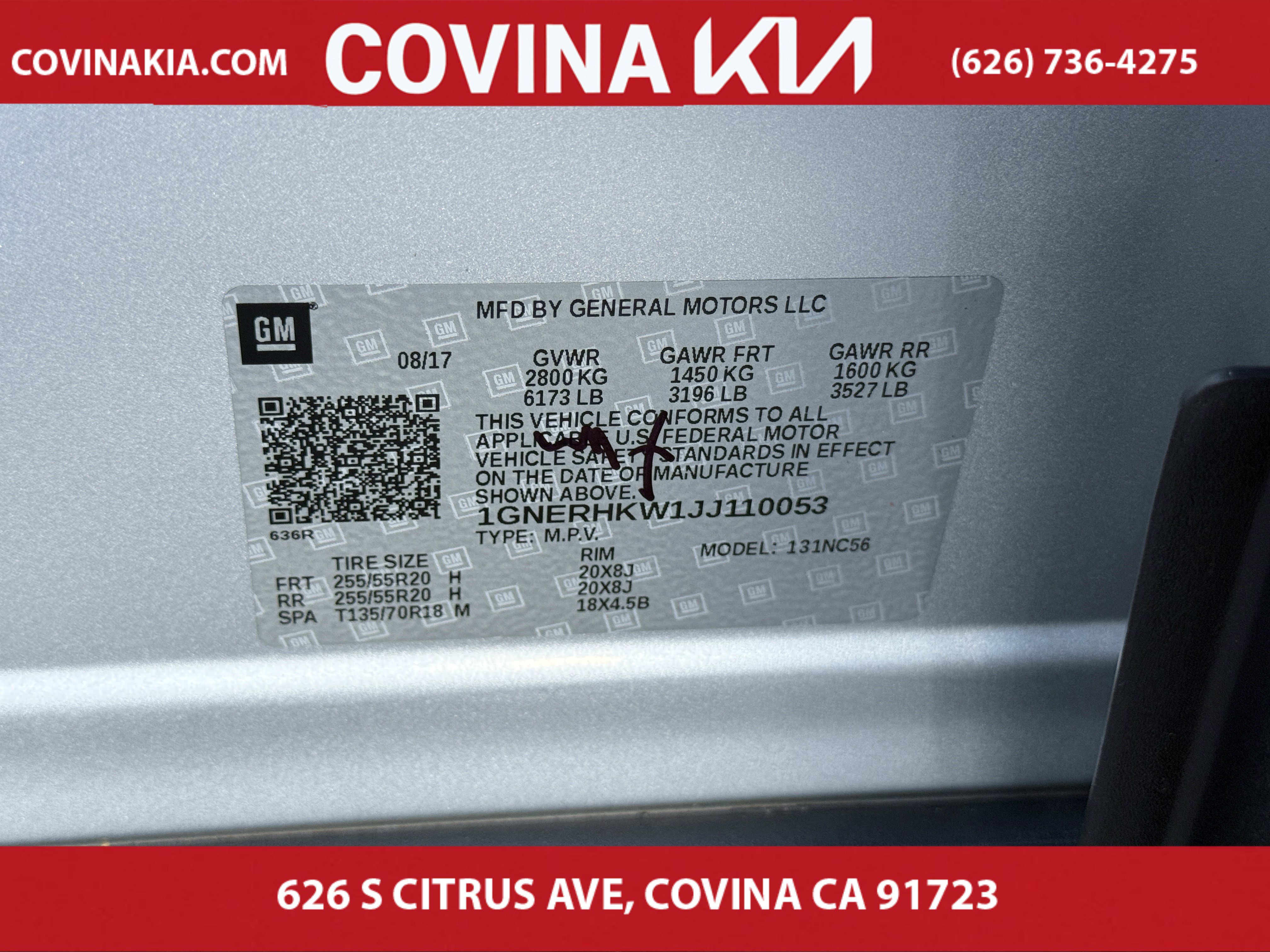 Used 2018 Chevrolet Traverse LT w/ LPO, Cargo Package image 34