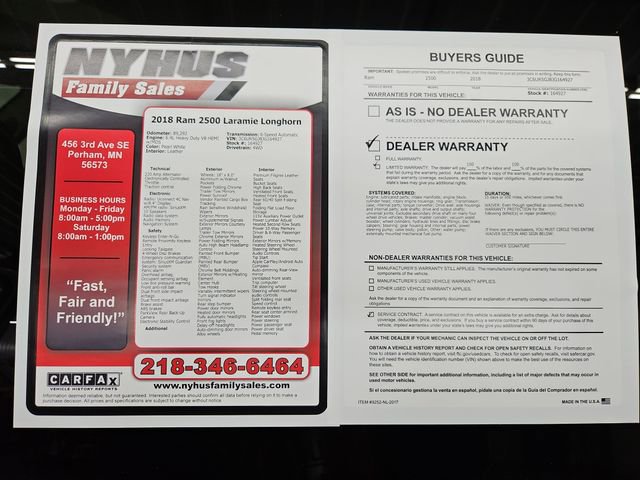 Used 2018 RAM 2500 Longhorn w/ Convenience Group image 55