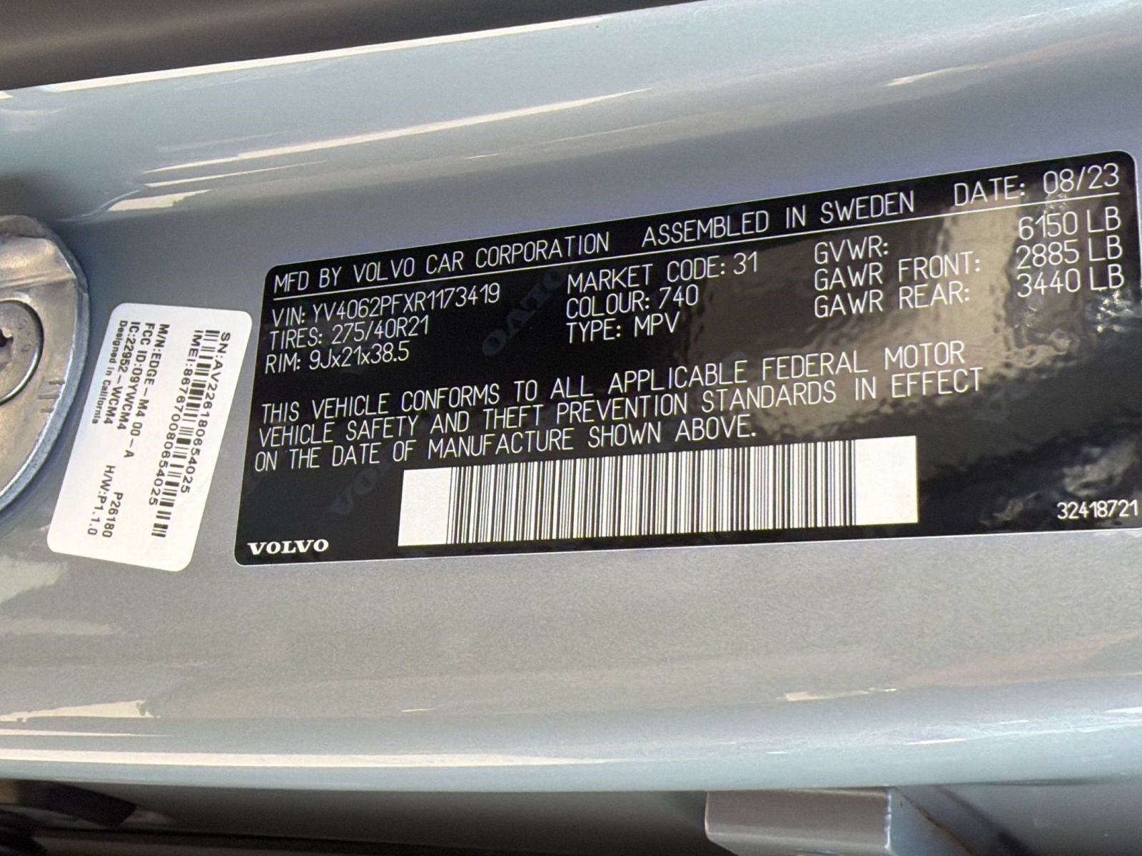 Certified 2024 Volvo XC90 B6 Ultimate AWD/4WD image 26
