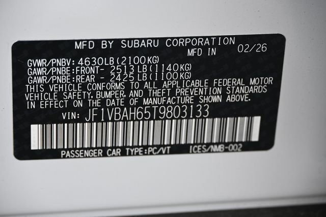 New 2026 Subaru WRX Premium image 20