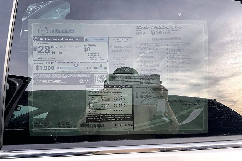 New 2025 MAZDA CX-5 Carbon Edition image 13