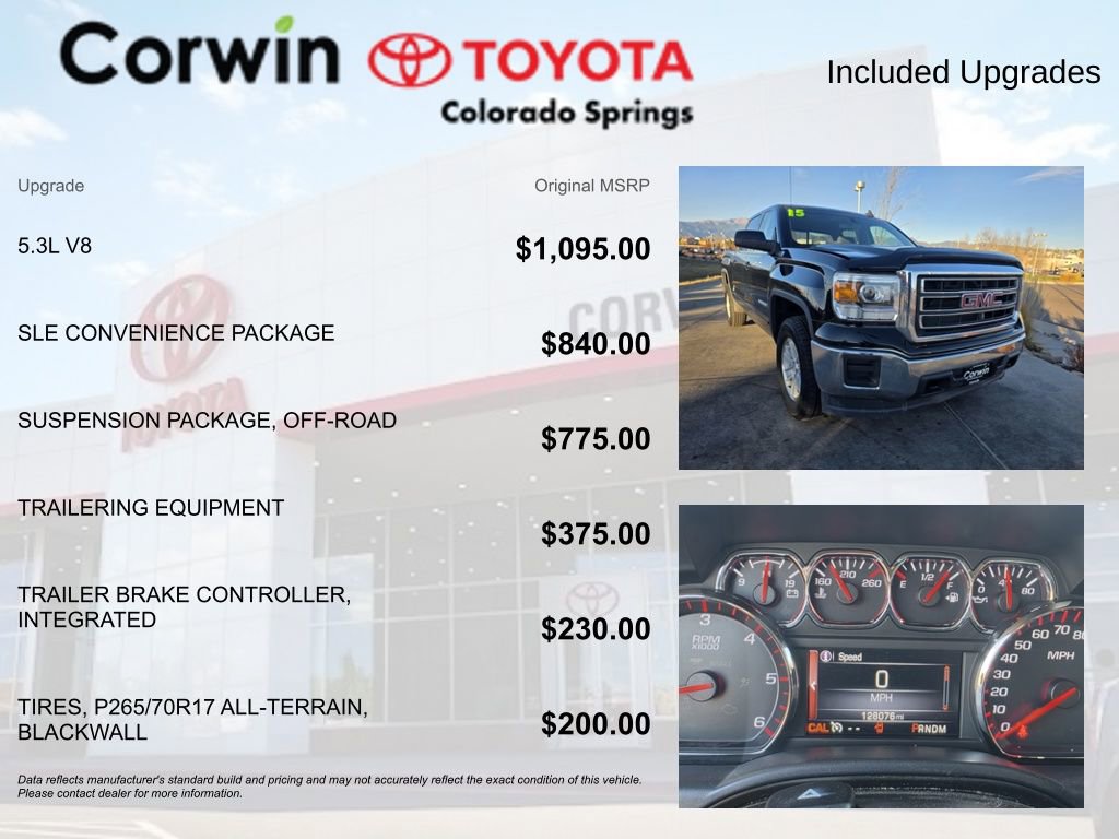 Used 2015 GMC Sierra 1500 SLE w/ SLE Convenience Package image 4