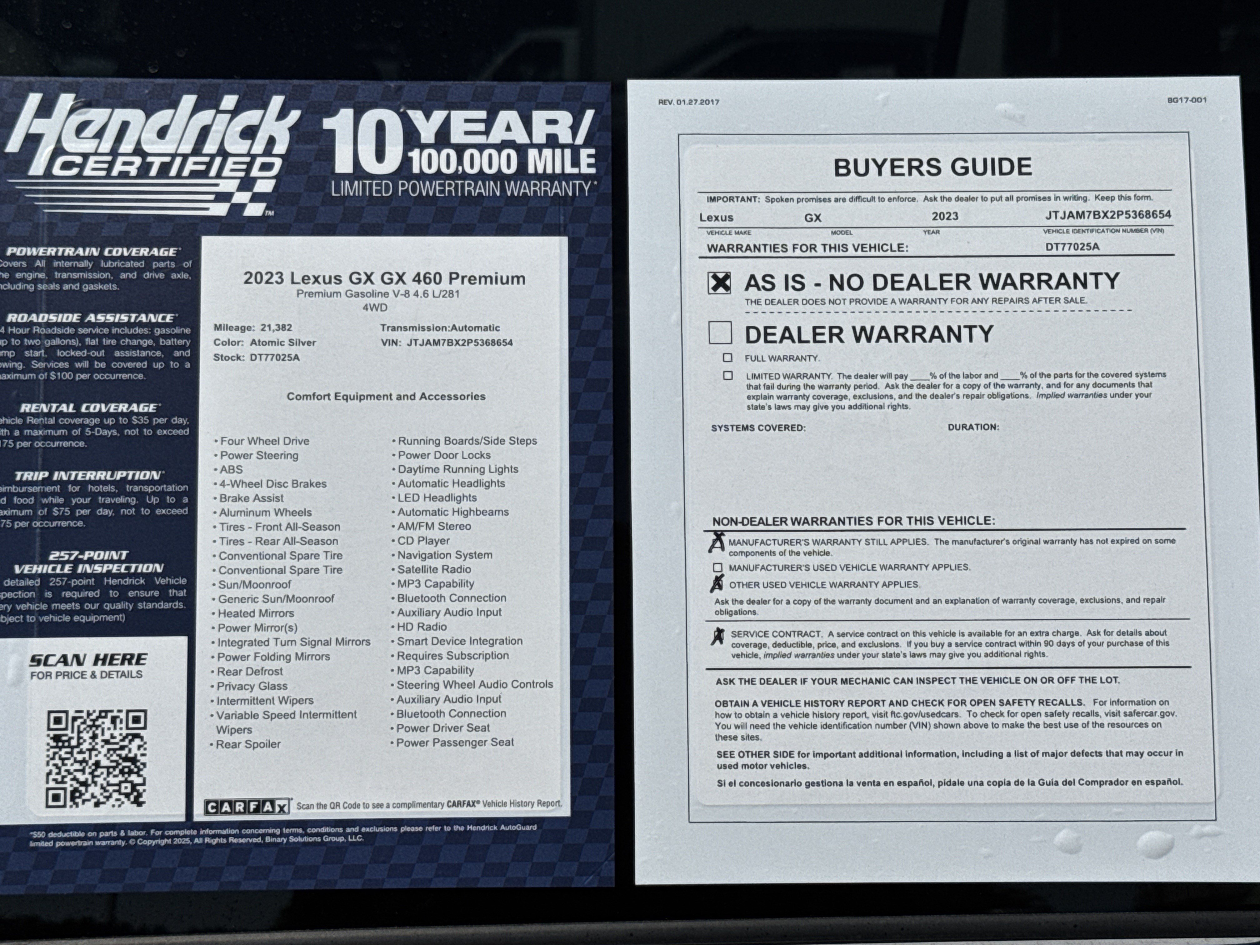Used 2023 Lexus GX 460 Premium AWD/4WD image 38