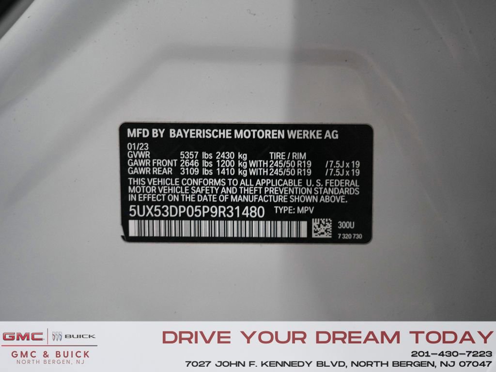 Used 2023 BMW X3 xDrive30i w/ Premium Package image 13