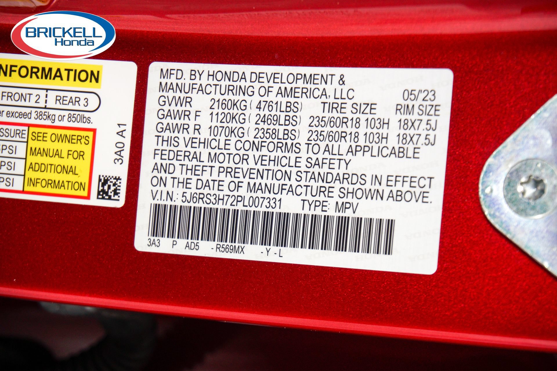 Certified 2023 Honda CR-V EX-L image 40