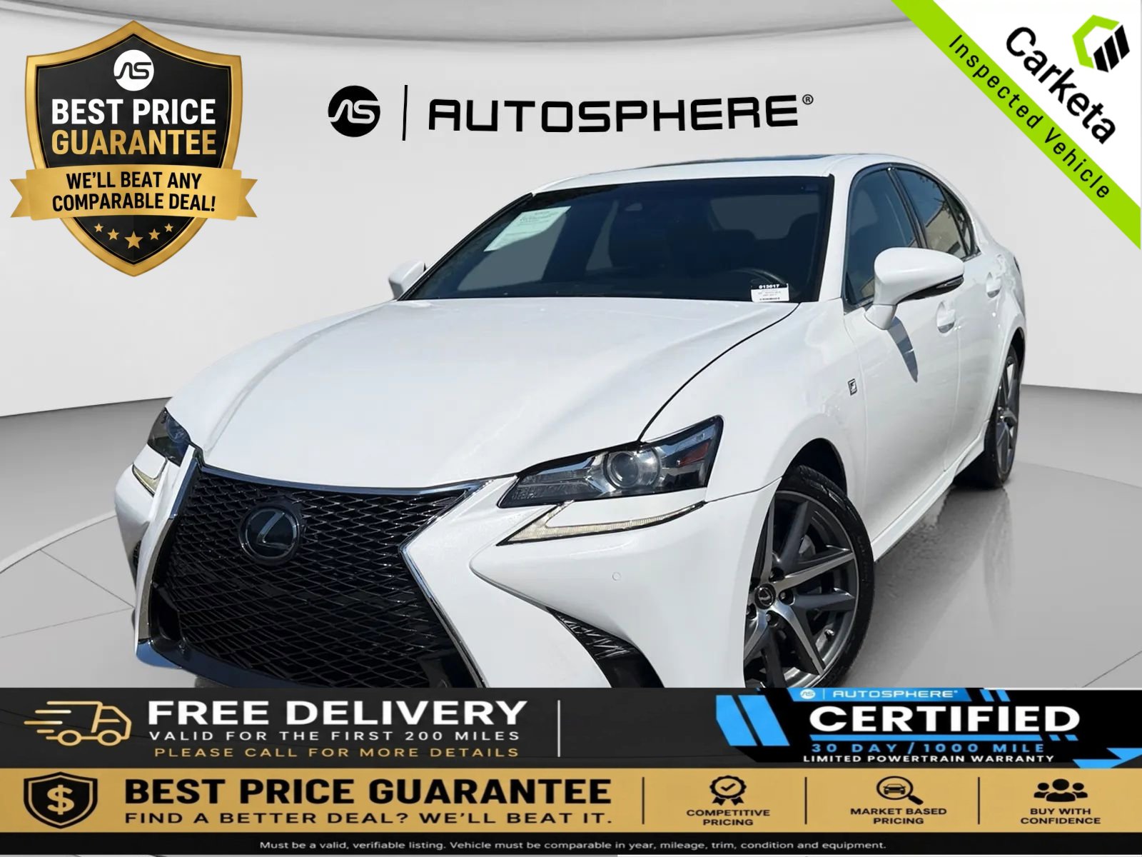 Used 2018 Lexus GS 350 F Sport w/ Preferred Accessory Package RWD image 1