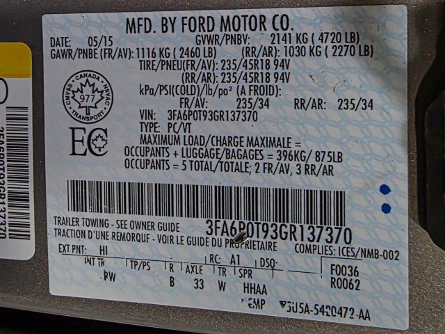 Used 2016 Ford Fusion SE w/ Equipment Group 202A image 42