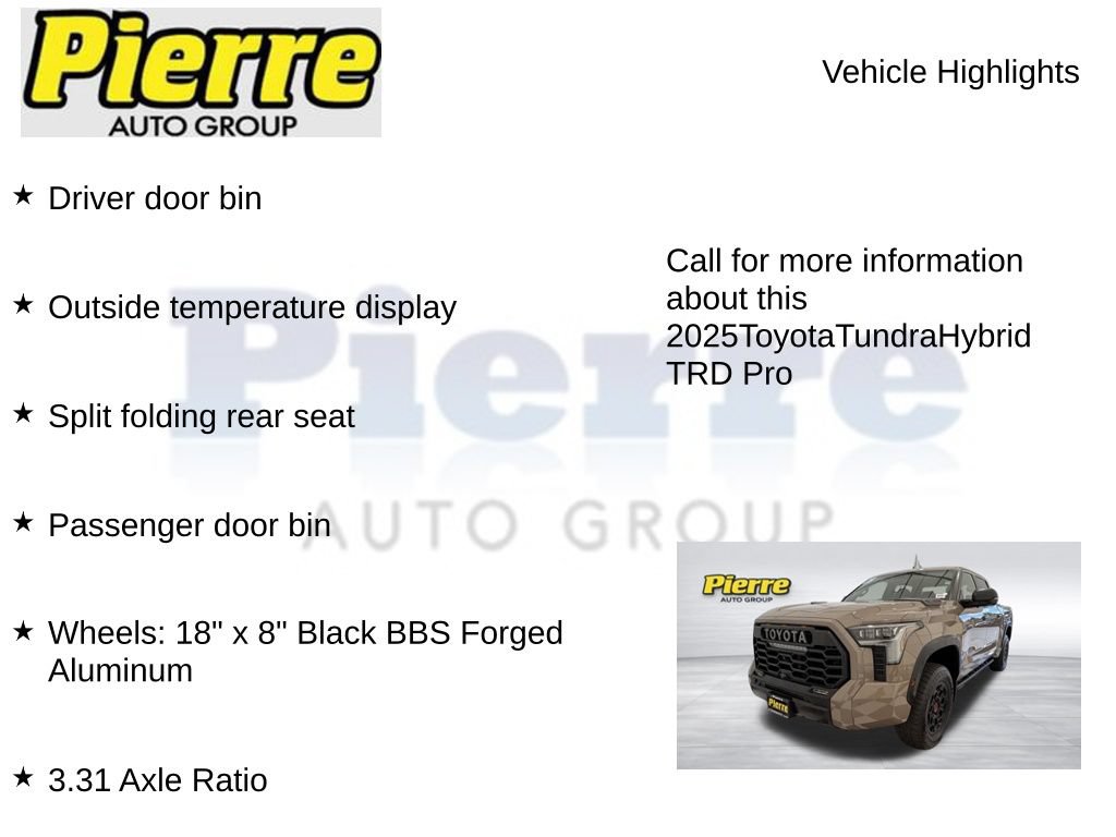 Used 2025 Toyota Tundra TRD Pro AWD/4WD image 22
