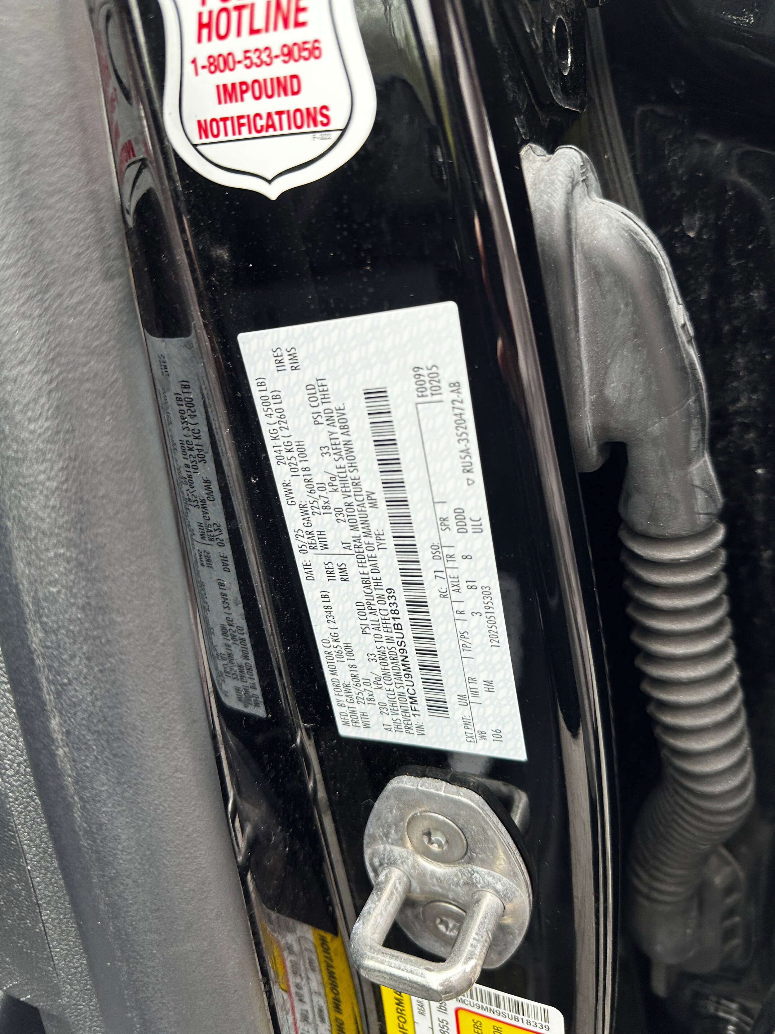 Used 2025 Ford Escape ST-Line AWD/4WD image 25