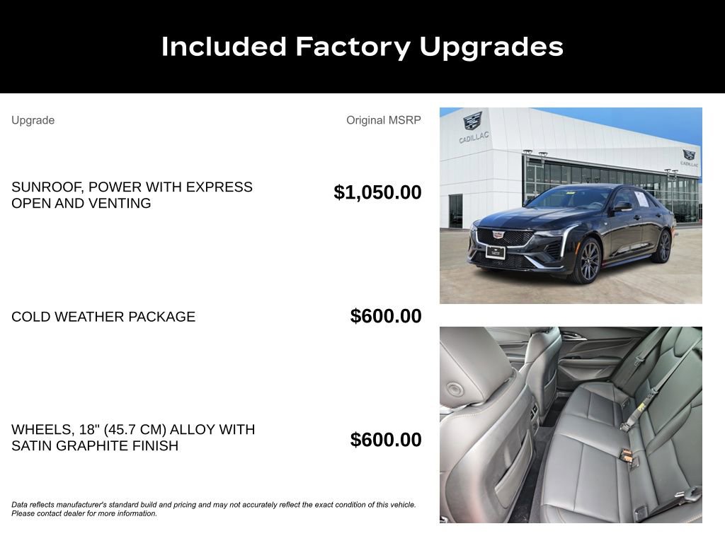 Certified 2025 Cadillac CT4 Sport image 26