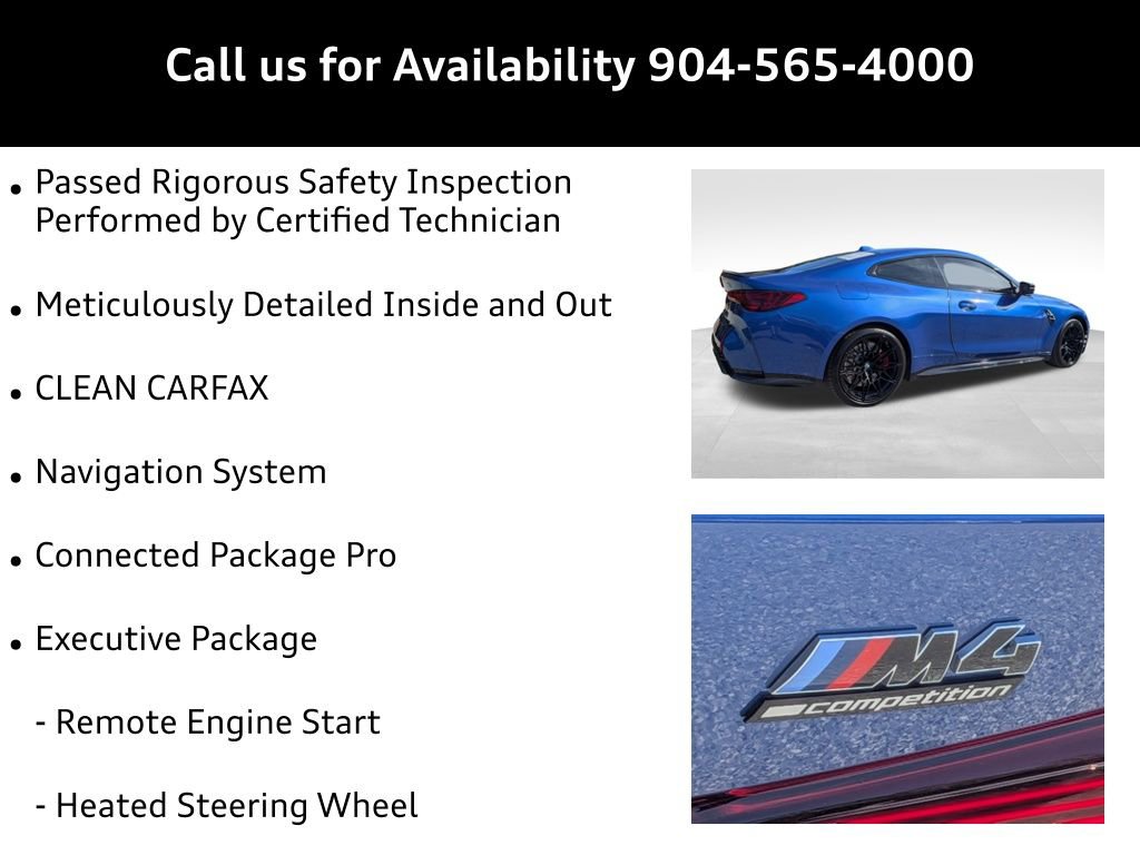 Used 2025 BMW M4 xDrive Competition w/ Executive Package image 9