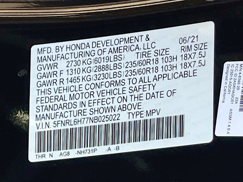 Used 2022 Honda Odyssey EX-L image 33