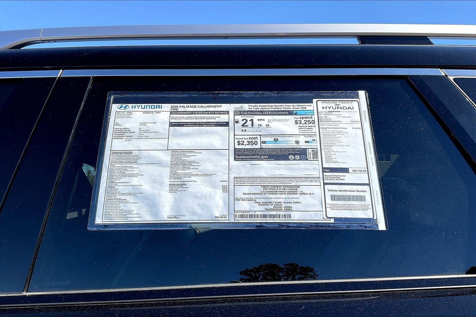 New 2026 Hyundai Palisade Calligraphy image 14