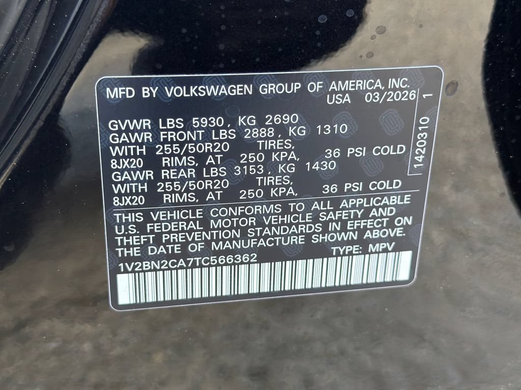 New 2026 Volkswagen Atlas SEL AWD/4WD image 30