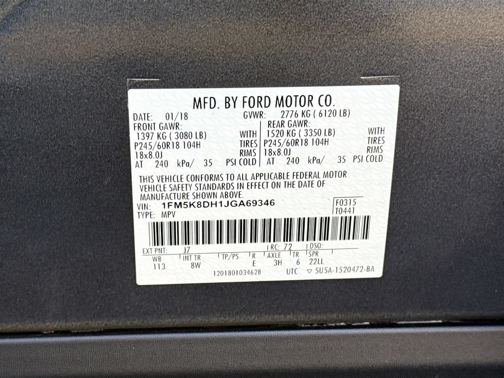Used 2018 Ford Explorer XLT AWD/4WD image 34