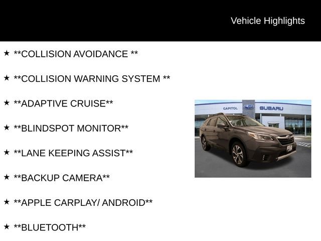 Used 2020 Subaru Outback Limited XT w/ Popular Package #2 image 5