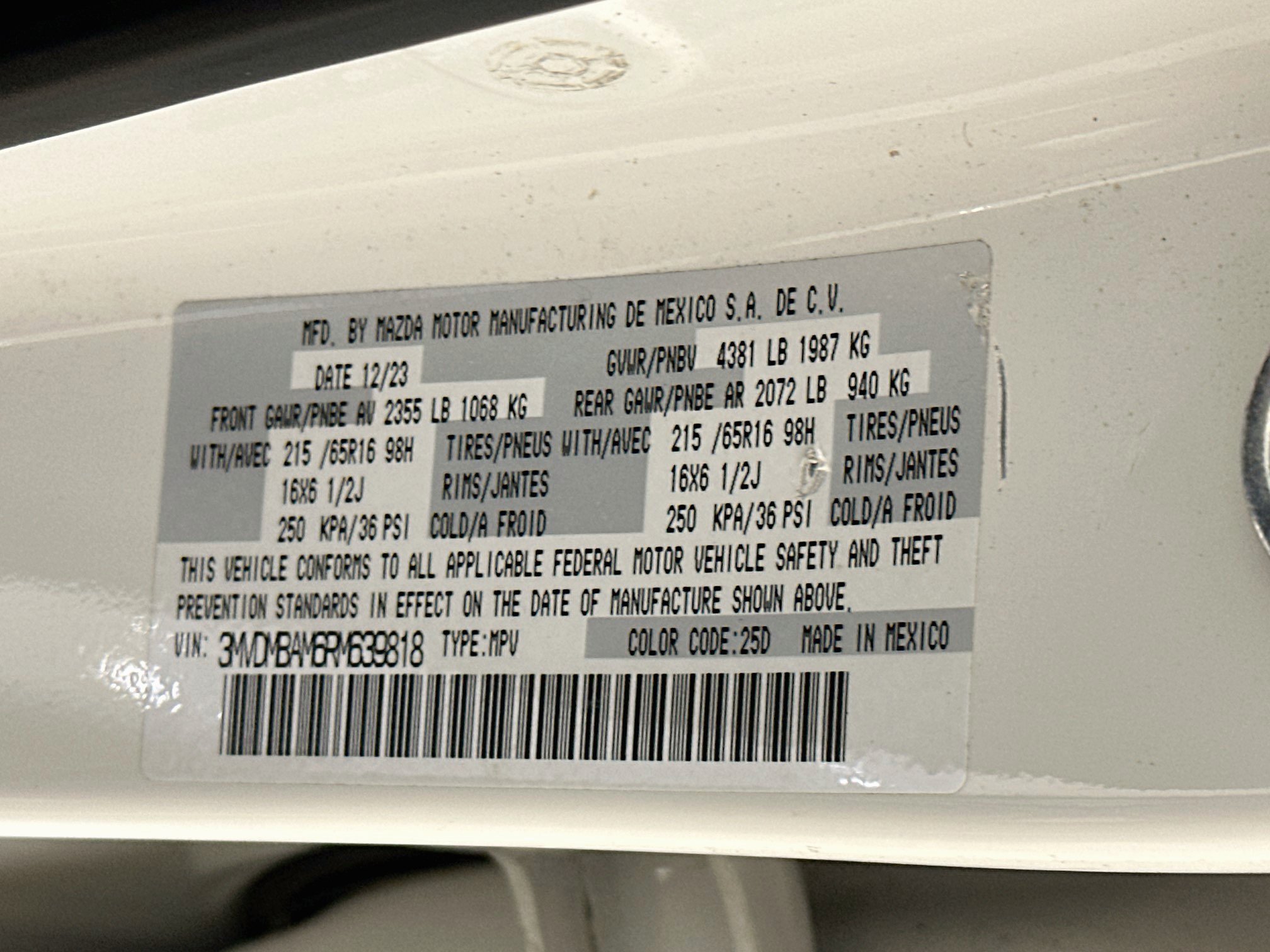 Used 2024 MAZDA CX-30 AWD 2.5 S image 12