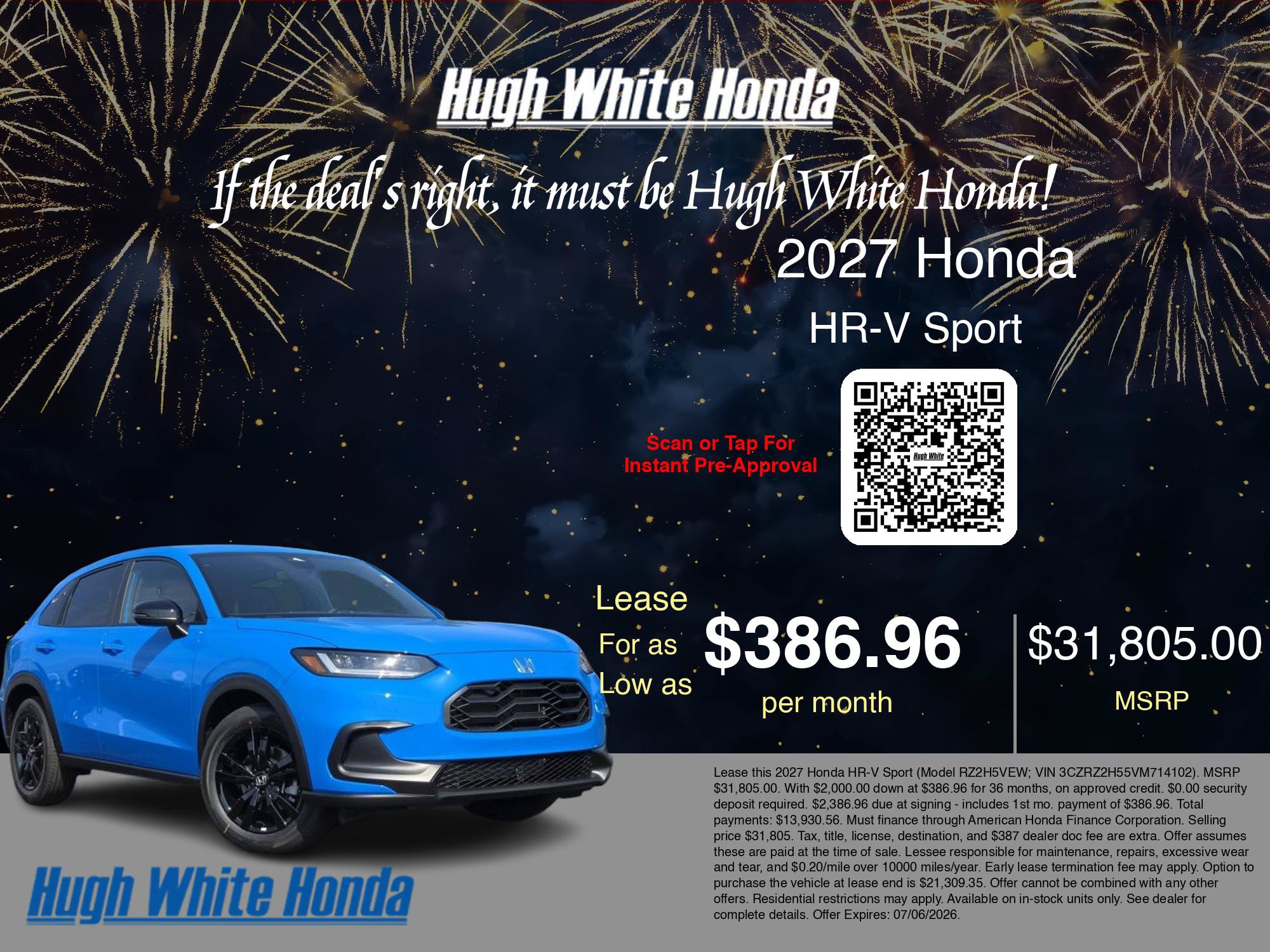 New 2027 Honda HR-V Sport image 3
