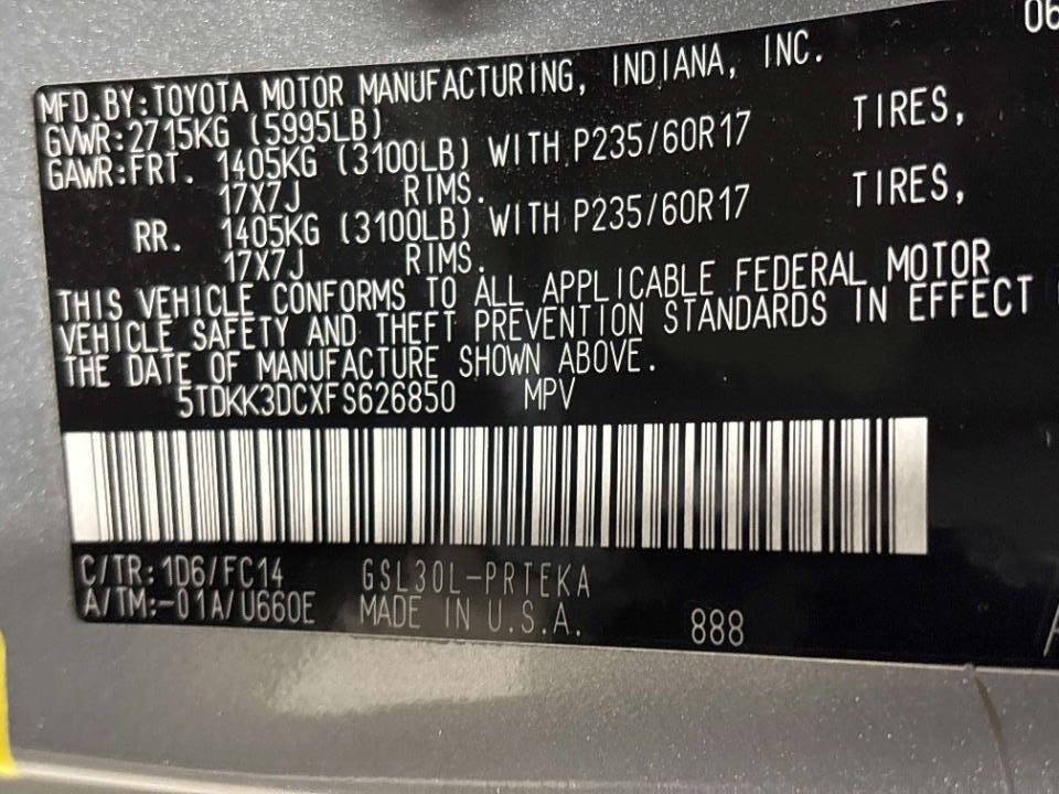 Used 2015 Toyota Sienna LE FWD image 38