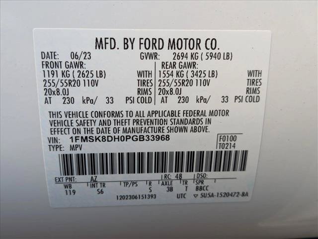 Certified 2023 Ford Explorer XLT AWD/4WD image 23