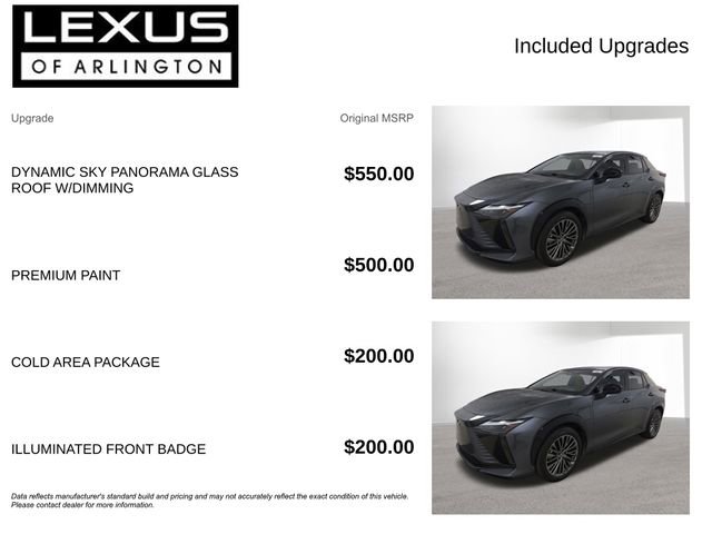 Used 2023 Lexus RZ 450e Premium w/ Cold Area Package AWD/4WD image 4