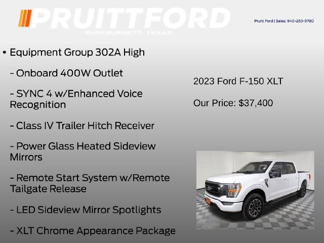 Used 2023 Ford F150 XLT w/ Equipment Group 302A High AWD/4WD image 7