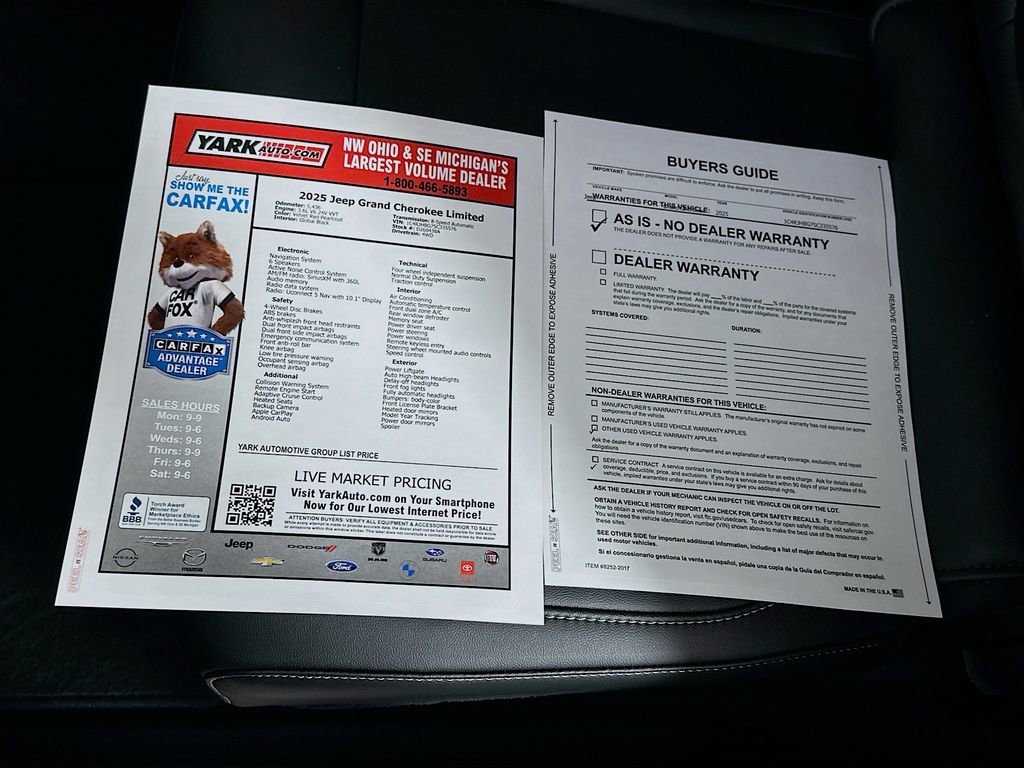 Certified 2025 Jeep Grand Cherokee Limited image 16