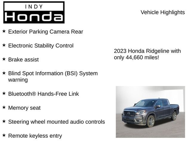 Used 2023 Honda Ridgeline RTL image 7