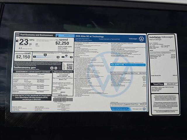 New 2026 Volkswagen Atlas SE image 18