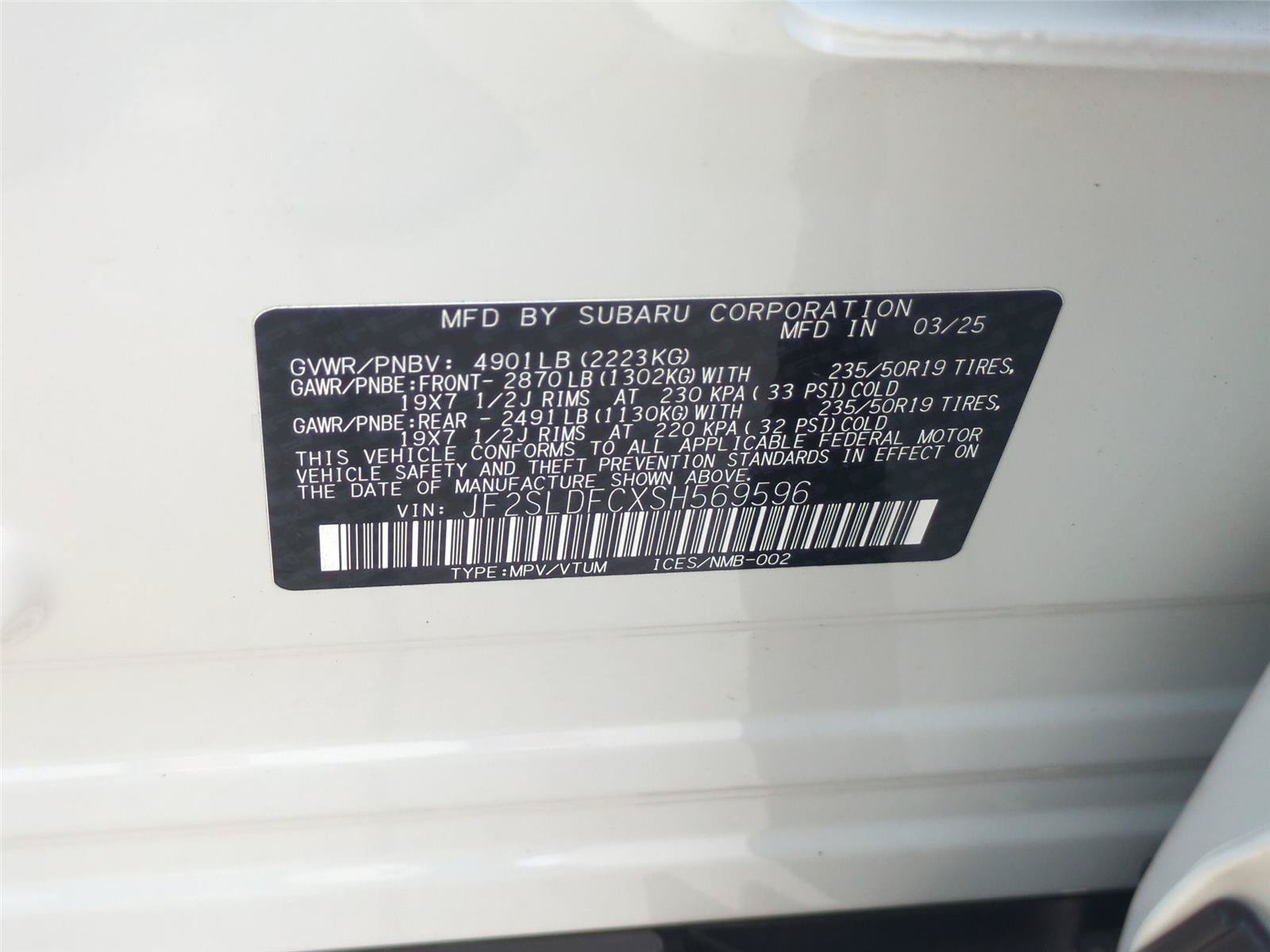 Used 2025 Subaru Forester Sport w/ Popular Package #2 AWD/4WD image 38