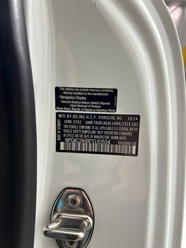 Certified 2015 Porsche 911 GT3 RWD image 31