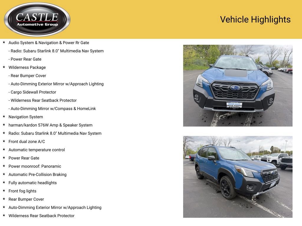 Used 2022 Subaru Forester Wilderness w/ Wilderness Package AWD/4WD image 4