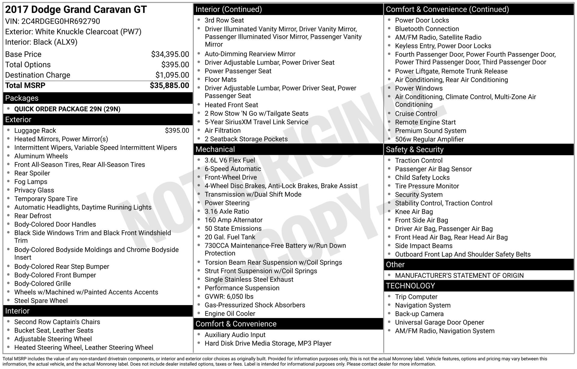 Used 2017 Dodge Grand Caravan GT image 30