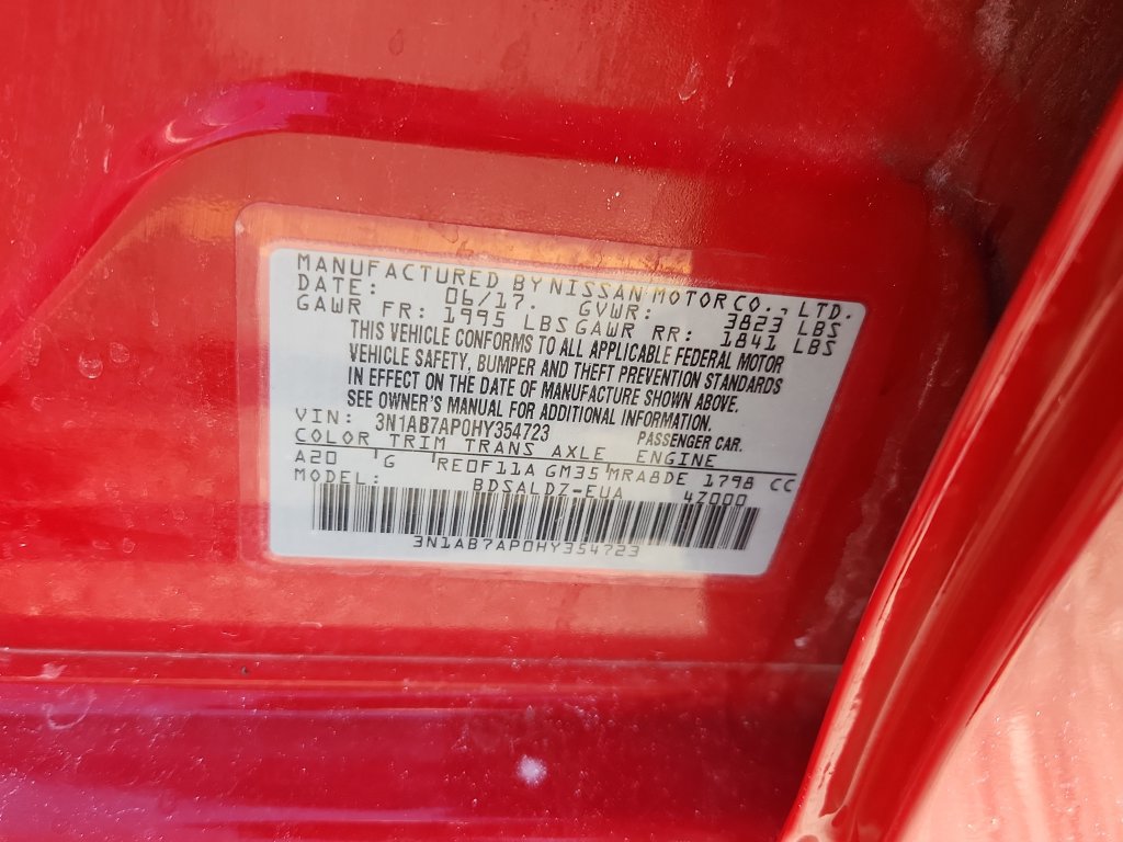Used 2017 Nissan Sentra SV FWD image 18