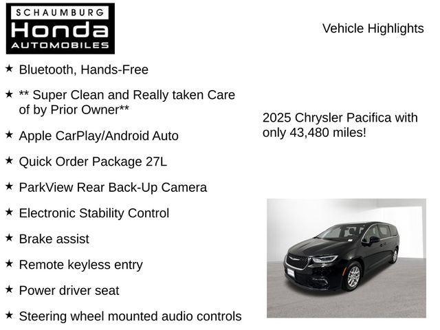 Used 2025 Chrysler Pacifica Select FWD image 7