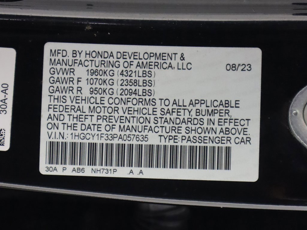 Used 2023 Honda Accord EX image 51