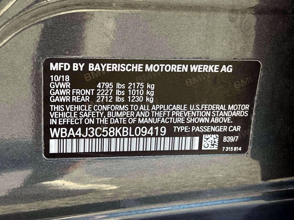 Used 2019 BMW 430i Gran Coupe xDrive w/ Convenience Package AWD/4WD image 21
