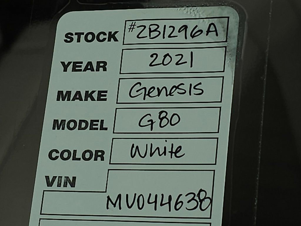 Used 2021 Genesis G80 3.5T w/ Prestige Package image 42