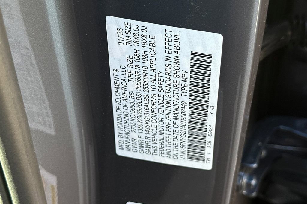 New 2026 Honda Pilot EX-L image 34