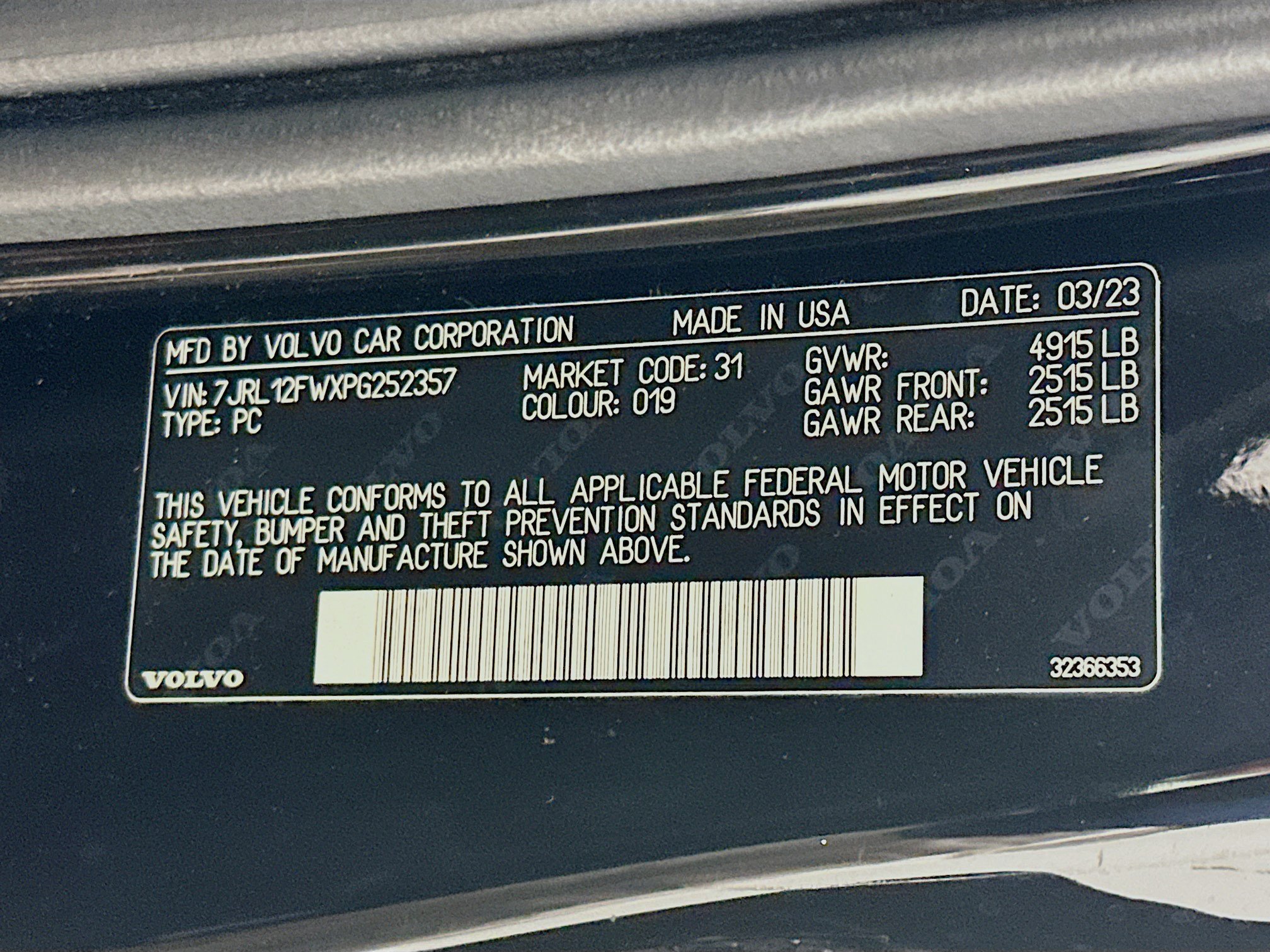 Used 2023 Volvo S60 B5 Plus FWD image 12