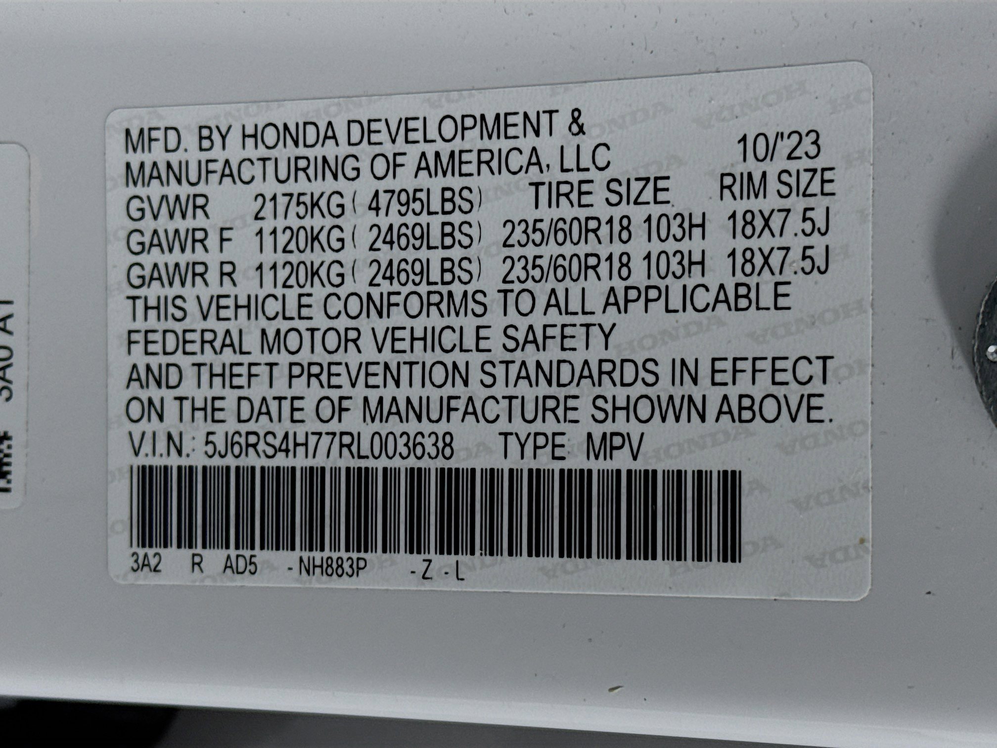 Certified 2024 Honda CR-V EX-L image 31