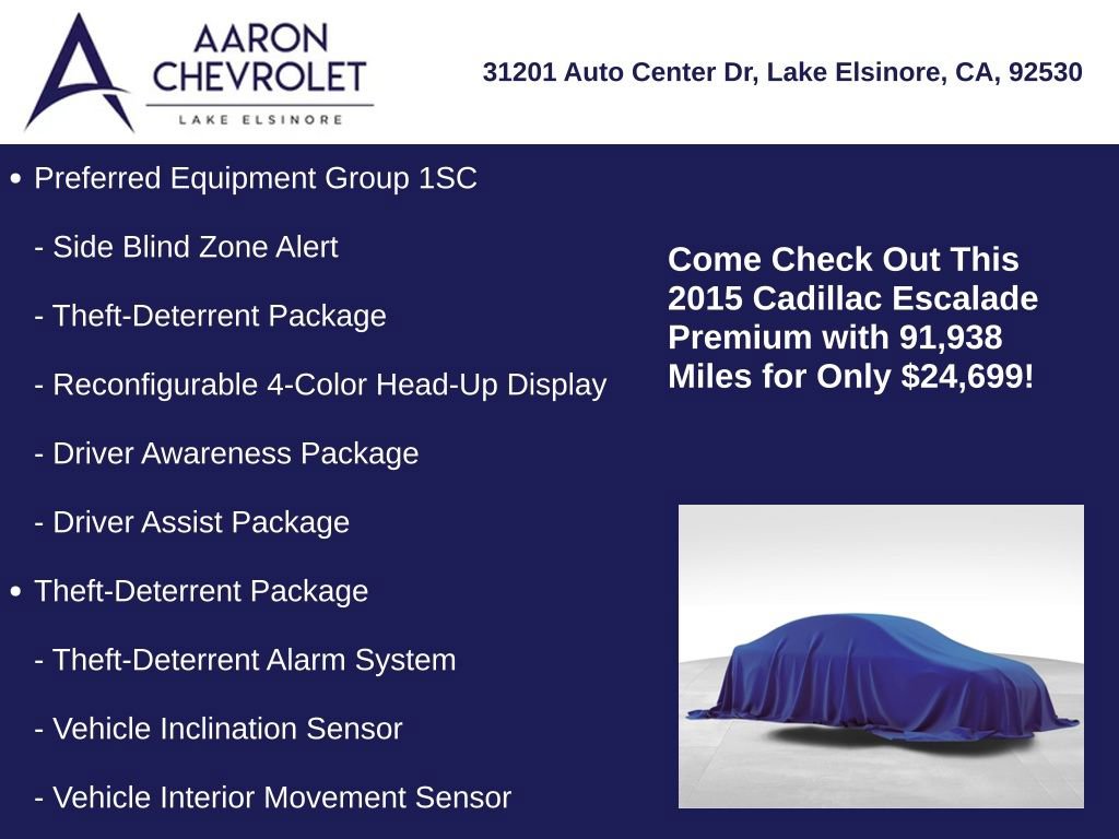 Used 2015 Cadillac Escalade Premium image 10