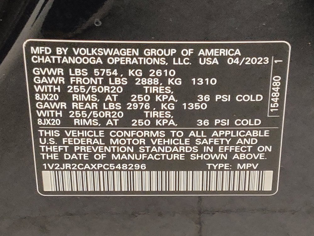 Used 2023 Volkswagen Atlas SE w/ Panoramic Sunroof Package FWD image 33