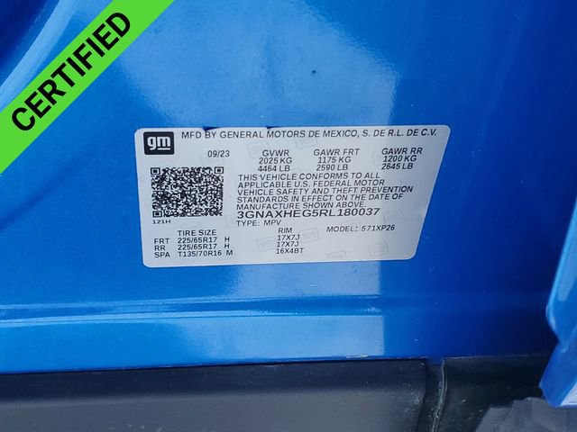 Certified 2024 Chevrolet Equinox LS w/ LS Convenience Package image 33