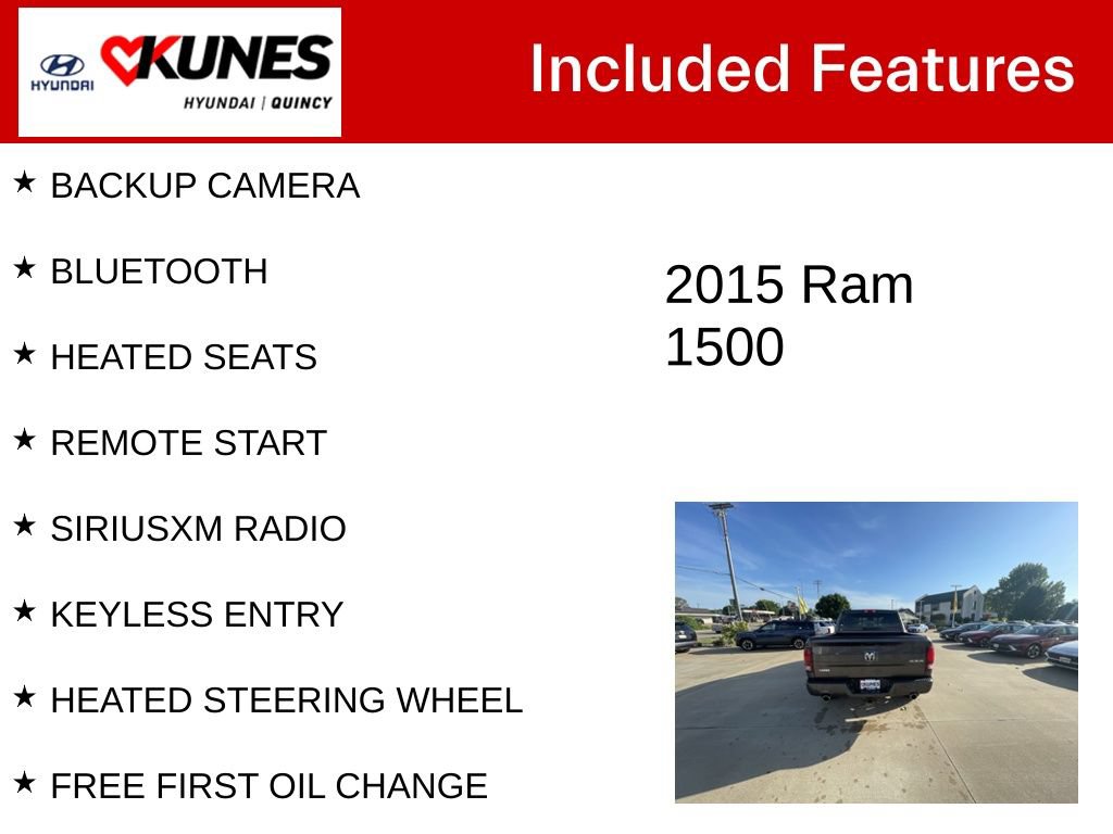 Used 2015 RAM 1500 Sport w/ Remote Start & Security Group AWD/4WD image 2