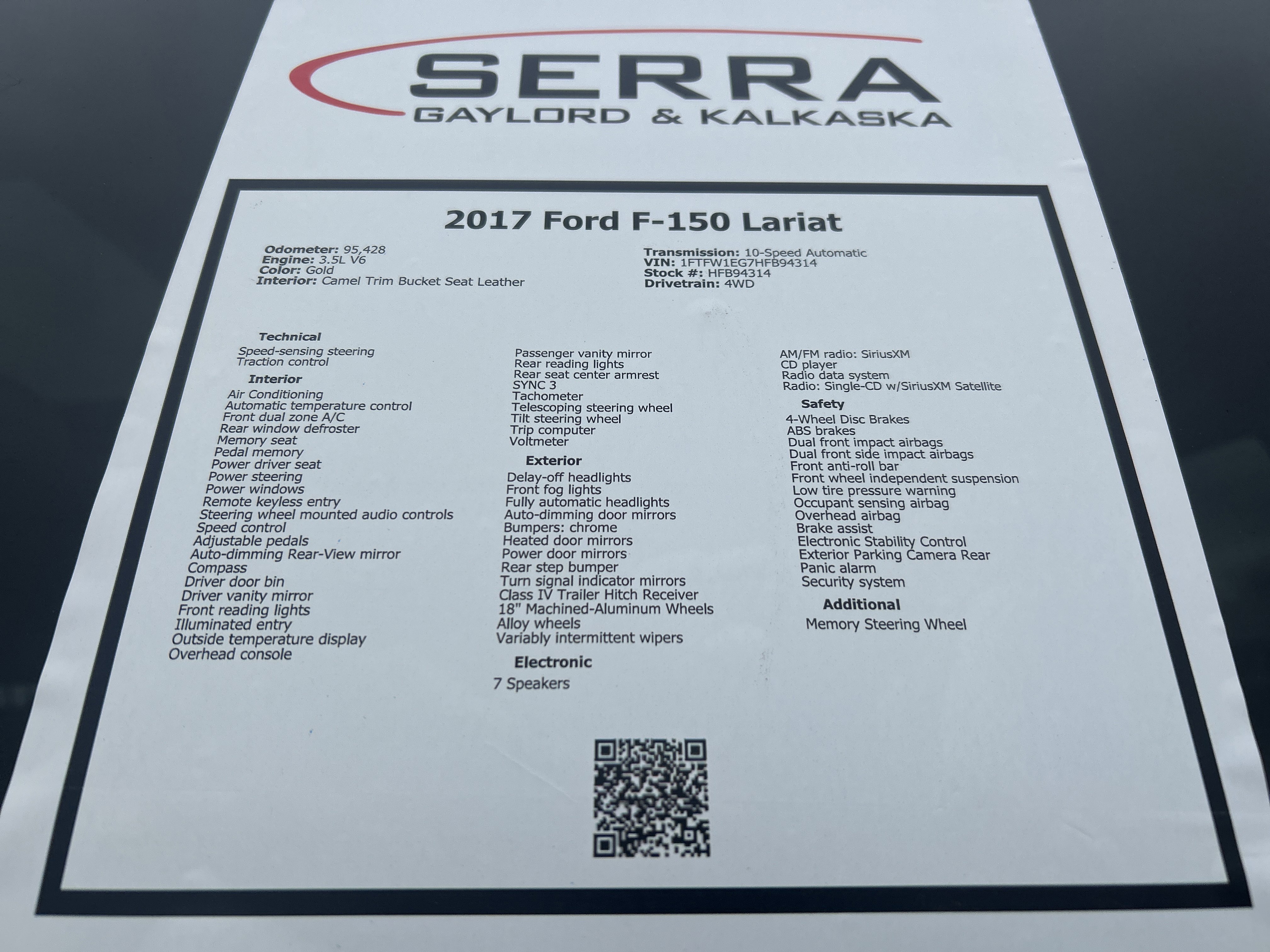 Used 2017 Ford F150 Lariat w/ Equipment Group 502A Luxury image 29