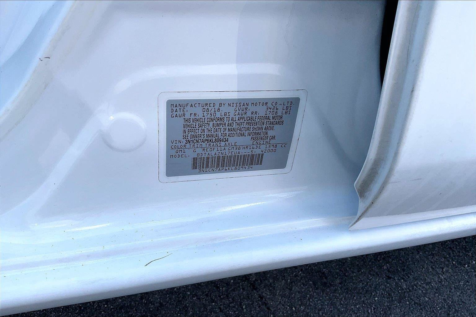 Used 2019 Nissan Versa S Plus FWD image 33