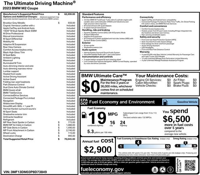 Used 2023 BMW M2 image 4